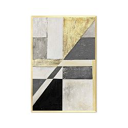 Nástěnný ručně malovaný obraz JohnsonStyle The Art Deco Geometry IV, 63 x 93 cm