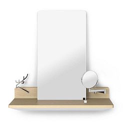 Nástěnný toaletní stolek z masivního dubového dřeva JELÍNEK Amanta