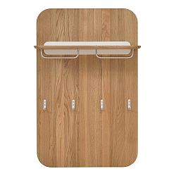 Nástěnný věšák na kabáty z dubového dřeva Gazzda Ena