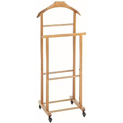 Němý sluha z bukového dřeva Valdomo Doppio Natural