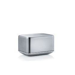 Nerezová dóza na máslo Blomus Basic, máslo o hmotnosti 125 g