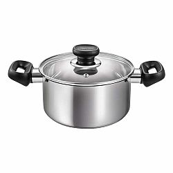 Nerezový hrnec s pokličkou na indukci 4 l Brava – Tescoma