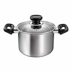 Nerezový hrnec s pokličkou na indukci 4 l Brava – Tescoma