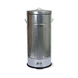 Nerezový odpadkový koš s pedálem Garden Trading Pedal Bin, 30 l