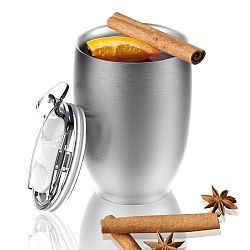 Nerezový termohrnek ve stříbrné barvě Asobu Imperial Beverage, 300 ml