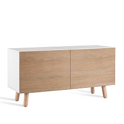 Nízká dvoudveřová komoda Jitona Mamma, délka 120 cm