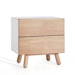 Nízká komoda se 2 zásuvkami Jitona Mamma, délka 60 cm