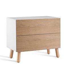 Nízká komoda se 2 zásuvkami Jitona Mamma, délka 90 cm