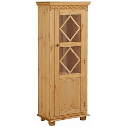 Nízká vitrína z masivního borovicového dřeva Støraa Seattle