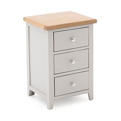 Noční dřevěný stolek se 3 šuplíky VIDA Living Ferndale