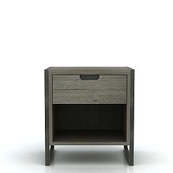 Noční stolek s 1 zásuvkou z akáciového dřeva Livin Hill Flow