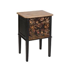 Noční stolek se 3 šuplíky ze dřeva mindi Santiago Pons Batik