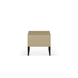 Noční stolek v dekoru dubového dřeva TemaHome Mara, 50 x 51 cm