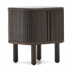 Noční stolek v dekoru jasanu v přírodní barvě Mailen – Kave Home