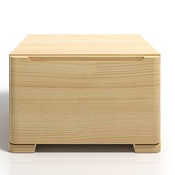 Noční stolek z borovicového dřeva se zásuvkou SKANDICA Sparta