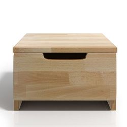 Noční stolek z bukového dřeva se zásuvkou SKANDICA Spectrum