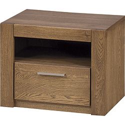 Noční stolek z dubového dřeva Szynaka Meble Velvet