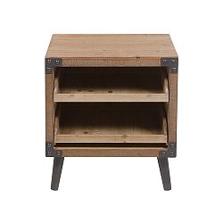 Noční stolek z laminovaného jedlového dřeva a železa Santiago Pons Fabric