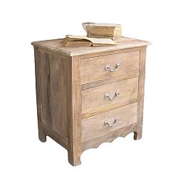 Noční stolek z mangového dřeva Orchidea Milano West Coast