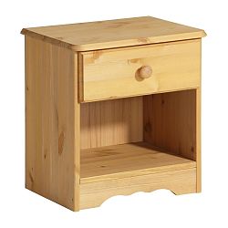 Noční stolek z masivního borovicového dřeva Støraa Amanda