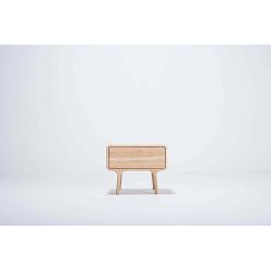 Noční stolek z masivního dubového dřeva Gazzda Fawn