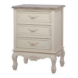 Noční stolek z topolového dřeva Livin Hill Savona