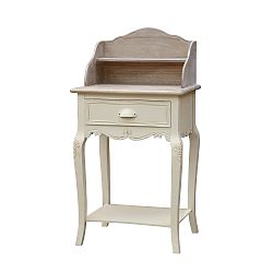 Noční stolek z topolového dřeva se zásuvkou Livin Hill Rimini