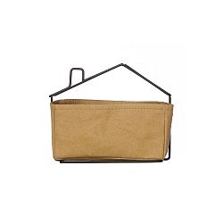 Obal na květináč z omyvatelného papíru s kovovou konstrukcí Furniteam Plant, 8,5 x 17 cm