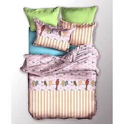 Oboustrané povlečení z mikrovlákna DecoKing Basic Chuck, 135 x 200 cm