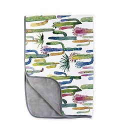 Oboustranná deka z mikrovlákna Surdic Cactus, 130 x 170 cm