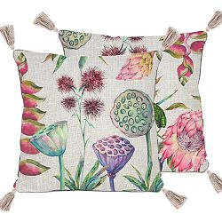 Oboustranný polštář Madre Selva Flores Salvajes, 45 x 45 cm