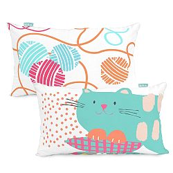 Oboustranný povlak na polštář Moshi Moshi Cat&Mouse, 50 x 30 cm