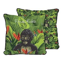 Oboustranný povlak na polštář s příměsí lnu Madre Selva Mi Mono, 45 x 45 cm