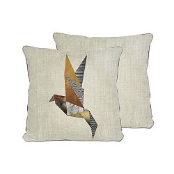 Oboustranný povlak na polštář z mikrovlákna Really Nice Things Origami, 45 x 45 cm