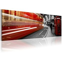 Obraz na plátně Artgeist London Rush Hour, 120 x 40 cm