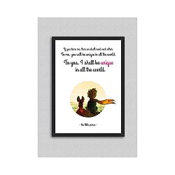 Obraz North Carolina Scandinavian Home Decors Little Prince Quote V3, 33 x 43 cm