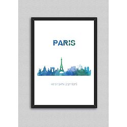 Obraz North Carolina Scandinavian Home Decors Paris, 33 x 43 cm
