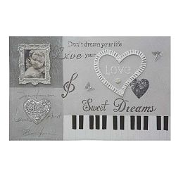 Obraz s rámem z jedlového dřeva Mauro Ferretti Piano, 90 x 60 cm