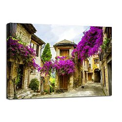 Obraz Styler Canvas Watercolor Old Town, 60 x 80 cm