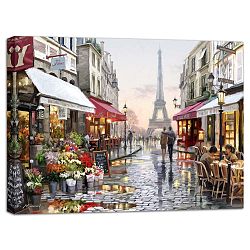 Obraz Styler Canvas Watercolor Paris I, 75 x 100 cm