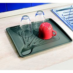 Odkapávací podložka na nádobí Metaltex Hydro, 35 x 31 cm