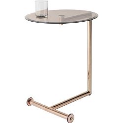 Odkládací stolek Kare Design Easy Living Copper, ⌀ 46 cm