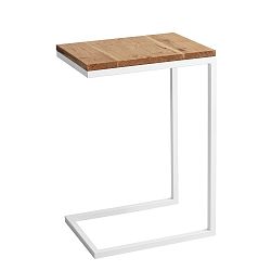 Odkládací stolek s bílou konstrukcí Custom Form Lupe