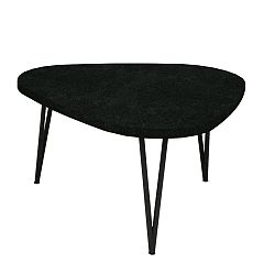 Odkládací stolek s černou deskou Livin Hill Adesso