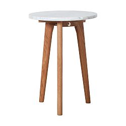 Odkládací stolek s deskou v dekoru kamene Zuiver, Ø 32 cm