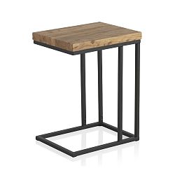 Odkládací stolek s deskou z jilmového dřeva Geese Lorena