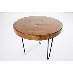 Odkládací stolek s deskou z ořechového masivu Soloma