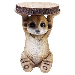 Odkládací stolek ve tvaru zvířete Kare Design Mongoose, Ø 35 cm