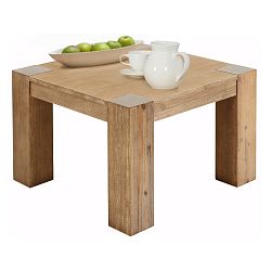 Odkládací stolek z akáciového dřeva Støraa Mabel, 70 x 70 cm