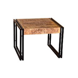 Odkládací stolek z mangového dřeva a kovu VIDA Living Orleans